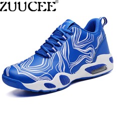 ZUUCEE Casual Basketball Shoes Men Sneakers Air Cushion Shoes (blue)【Free Shipping】