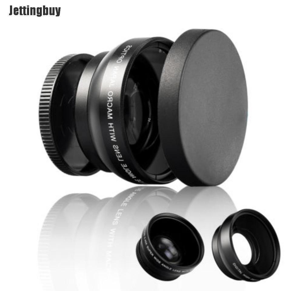 Ống Kính Macro Góc Siêu Rộng 52Mm HD 0,45x Kỹ Thuật Số Dành Cho Canon Nikon Sony Pentax