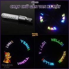 Đèn LED chạy chữ gắn van xe máy – Thanos Store