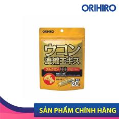 Bột nghệ giải rượu Orihiro Nhật Bản giúp giải độc tố, bảo vệ gan, 20 gói/túi