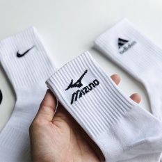 Tất/vớ Nike cổ cao nam nữ thể thao kiểu dáng hàn quốc chống hôi chân,Adidas,Mizuno,Puma,Champion,Drew,Jordan,Vans,MLB,NY