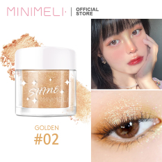 MINIMELI Phấn trang điểm bắt sáng sử dụng để bắt sáng dạng nhũ lấp lánh dùng được cho cả cơ thể (vui lòng chọn màu sắc phù hợp) – INTL