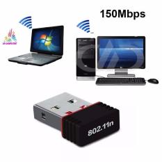 USB Thu Wifi cho Laptop Ussb thu sóng wifi cho máy tính PC NANO 802 Cung cấp tốc độ không dây lên đến 150Mbps