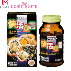 Viên uống tinh chất hàu tươi tỏi nghệ Orihiro 180 viên – Hỗ trợ sức khỏe cho nam giới – Cosin Store