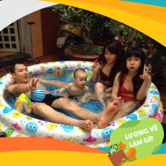 Bể phao bơi 3 tầng 3 chi tiết cho bé (bể, phao, bóng)