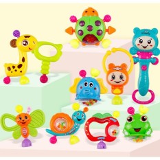 Bộ đồ chơi Xúc Sắc 10 món đa màu sắc cho bé yêu