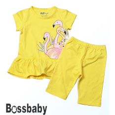 Bộ đồ bé gái inh thiên nga quầ lửng cho bé từ 6-26kg