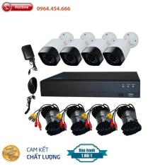 Bộ Kit Camera AHD 2.0Mp Full HD – Trọn Bộ Camera AHD 4 Kênh – Bảo hành 12 tháng