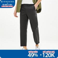 Quần lửng 9 phân Nam GIORDANO Men Giản dị Cạp vừa Kiểu mỏng nhẹ Mát mẻ 3 Màu Free Shipping 01121347