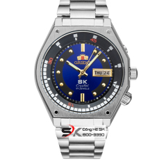 Đồng Hồ Cơ Nam Orient SK Mặt Lửa Bản Xanh Nước Biển Cao Cấp Automatic FEMAL004H9