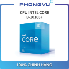 CPU Intel Core i3-10105F – Bảo hành 36 tháng