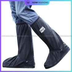 Ủng bọc giày đi mưa nam nữ cao cấp 2 lớp, ủng đi mưa bọc giày cổ cao chất liệu nhựa PVC – BOCGIAY-HUI-8001