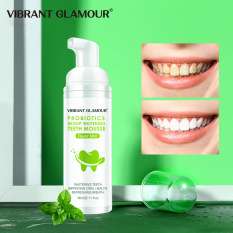 Mousse Tẩy Trắng Răng Khử Mùi Hôi Miệng Làm Sạch Răng Vibrant Glamour Whitening Teeth Oral Treatment