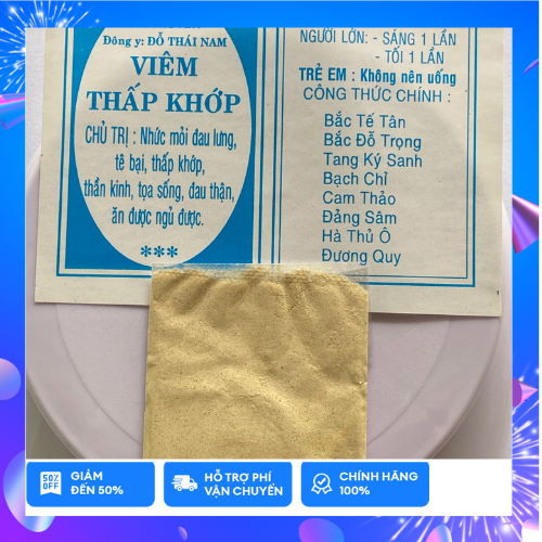 [ FREESHIP MAX] Viêm Thấp Khớp 50 gói dạng bột – Đỗ Thái Nam