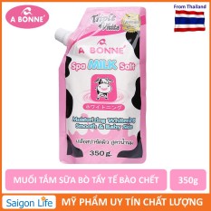 Muối tắm sữa bò tẩy tế bào chết A Bonne Spa Milk Salt Thái Lan 350gr