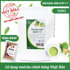 Bột trà xanh 3in1 (trà xanh sữa) – GreenD Food – 500g