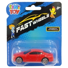 Fahasa – Đồ Chơi Xe Tốc Độ FastWheels 3 Inch – 342000S – 2018 Bentley Continental GT – Màu Đỏ