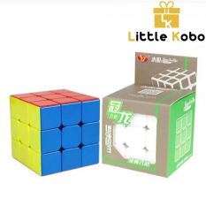 Rubik 3×3 Stickerless YJ GuanLong V3 Enhanced Rubic 3 Tầng Không Viền Đồ Chơi Trí Tuệ