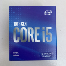 CPU intel Core i5 10400F 2.9GHz upto 4.3GHz 6 nhân 12 luồng, 12MB Cache, 65W Socket Intel LGA 1200