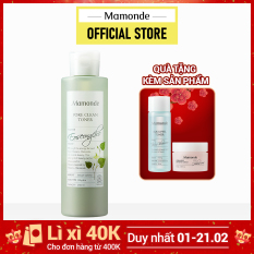 Nước cân bằng chiết xuất rau diếp cá dành cho da dầu mụn Mamonde Pore Clean Toner 250ML – chính hãng