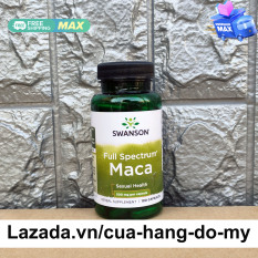 Viên Uống Maca Swanson 500mg 100 viên Tăng Cường Sinh Lý Nam – Cửa Hàng Đồ Mỹ