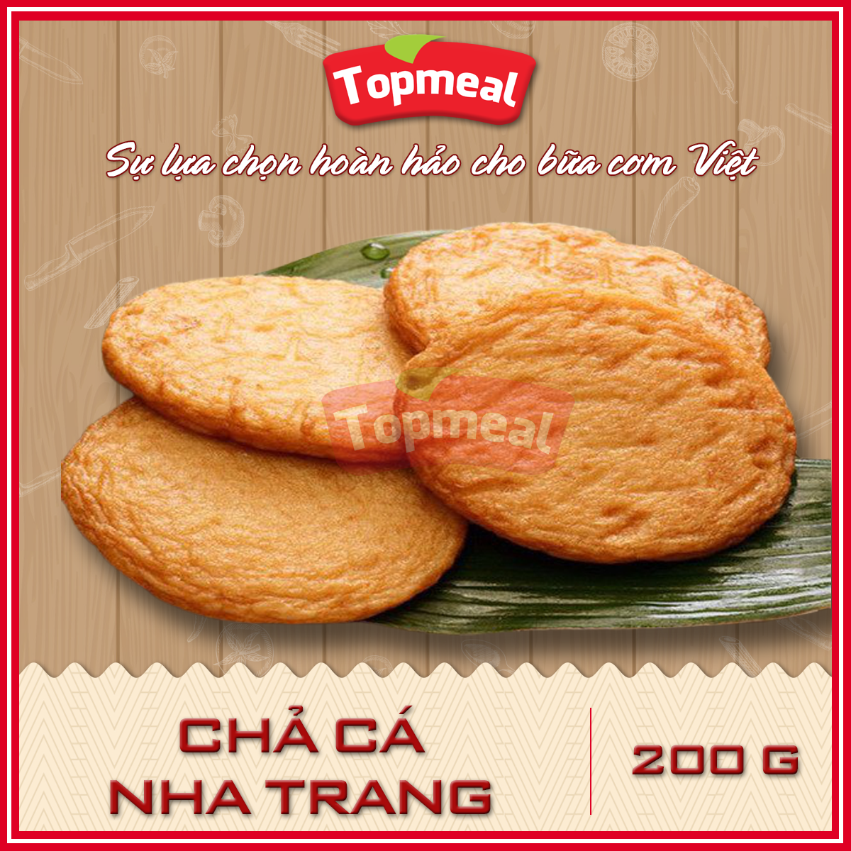 HCM – Chả cá Nha Trang (200g) – Thích hợp với các món chiên, bún cá, rim cà chua, bánh mì chả cá,… – [Giao nhanh TPHCM]