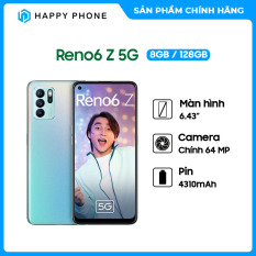 [Trả góp 0%] Điện thoại Reno6 Z 5G (8GB/128GB) – Hàng Chính Hãng, Mới 100%, Nguyên Seal | Bảo hành 12 tháng