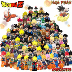 Minifigures Nhân Vật Dragon Ball 7 Viên Ngọc Rồng Siêu Đẹp Kèm Trang Bị Đồ Chơi Xếp Hình Lắp Ráp Non-Lego MOC DIY