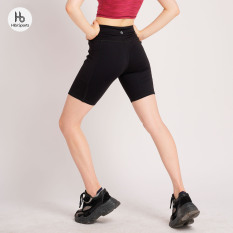 Quần ngắn tập Yoga Gym Hibi Sports QS203 – Thiết kế ngang gối có túi lưng cao tôn dáng