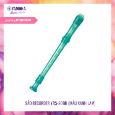 Sáo dọc Recorder Yamaha YRS-20B – Nguyên liệu đáp ứng tiêu chuẩn quốc tế, được đưa vào chương trình giáo dục âm nhạc – Tháo lắp vệ sinh dễ dàng – Tặng phụ kiện túi đựng Recorder – Bảo hành chính hãng 12 tháng