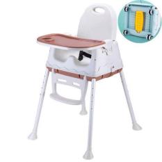 GHẾ ĂN DẶM HANBEI CHO BÉ THAY ĐỔI ĐỘ CAO CÓ BÁNH XE DI CHUYỂN
