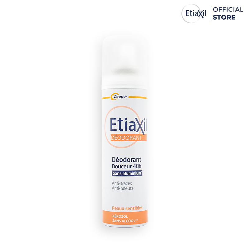 Xịt Phun Sương Khử Mùi Ngăn Mồ Hôi Chuyên Biệt Etiaxil Deodorant Douceur 48h Aérosol 150ML