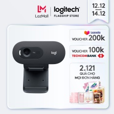 Webcam Logitech C270 720p HD – Góc camera rộng, micro giảm ồn, tự động chỉnh sáng cho Video Call, chụp ảnh 3MB, phù hợp PC/ Laptop