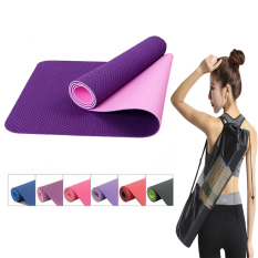 Thảm tập gym yoga KUNOSPORT chất liệu TPE 6MM mẫu chọn lọc I Có Tặng kèm túi đựng KN31