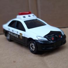 Xe mô hình Tomica – Xe C.Sat Toyota Crown màu trắng (110)
