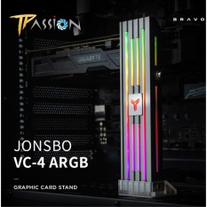 Giá đỡ VGA Jonsbo VC-4 ARGB – Hiệu ứng LED Addressable RGB màu rainbow rực rỡ, cây chống card màn hình thép chắc chắn