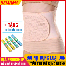 Đai Nịt Bụng Sau Sinh LOẠI DÁN CAO CẤP Giảm Mỡ, Chống Cuộn, Eo Thon – Gen Nịch Bụng, Đai Nịch Bụng, Dai Nich Bung, Quần Gen Nịt Bụng, Gen Nit Bung Cho Mẹ, Ghen, Ren Nịt Bụng – Gen Bụng Dán – Tặng Thước Dây