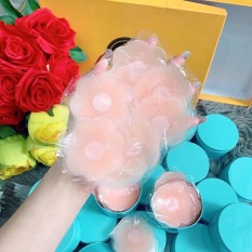 Hộp 10 miếng (5 cặp) dán ngực silicon hình hoa cao cấp – miếng dán nhũ hoa – miếng dán ti – phụ kiện đồ ngủ đồ lót – áo ngực dán – HIN Fashion P04