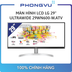 Màn hình LCD LG 29” Ultrawide 29WN600-W.ATV – Bảo hành 24 tháng
