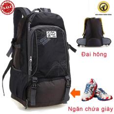 Balo đi phượt ,leo núi 45L có ngăn đựng giày, đai giữ hông GUAHUA
