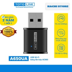 [HCM]USB Wi-Fi chuẩn AC 650Mbps băng tần kép TOTOLINK – A650USM – Hàng phân phối chính hãng