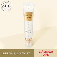 Kem dưỡng da vùng mắt và mặt AHC The Pure Real Eye Cream for Face với thành phần Axit Hyaluronic 30ml