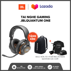 [TRẢ GÓP 0% – TẶNG ÁO THUN VÀ NÓN QUANTUM] Tai nghe JBL Quantum One l Chống ồn chủ động l Driver kim loại Neodymium 50mm chuẩn Hi-Res l JBL QuantumSPHERE 360 theo dõi chuyển động đầu l Có dây kết nối USB l HÀNG CHÍNH HÃNG