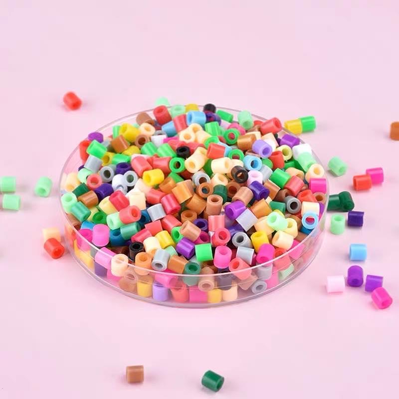 Bộ đồ chơi handmade hạt màu kỳ thú Hama, Perler gồm 10 màu, tặng kèm đầy đủ phụ kiện, kích...