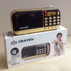 COMBO Máy nghe pháp, nhạc Mp3 Craven CR 853 + thẻ nhớ 8/16/32G) tụng kinh phật, đài FM, đèn pin, (loại 3 Pin)