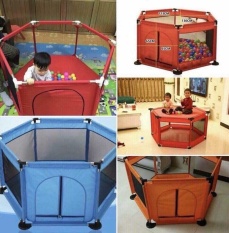 Quây bóng lục giác có rổ ném bóng – tặng kèm 10 bóng