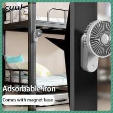 ﺴ Trong kho Tiện Dụng Quạt Mini Với Đứng New Magnetic Clip fan hâm mộ quạt Nhỏ Cầm Tay Quạt làm mát USB máy tính để bàn quạt điều hòa không khí có thể sạc lại thuận tiện Làm Mát Fan COD