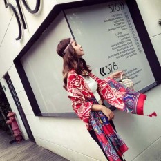 Khăn choàng Boho Thổ Cẩm đi biển chất cotton loại 1