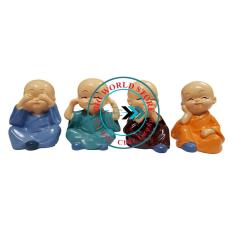 Bộ 4 tượng chú tiểu tứ không