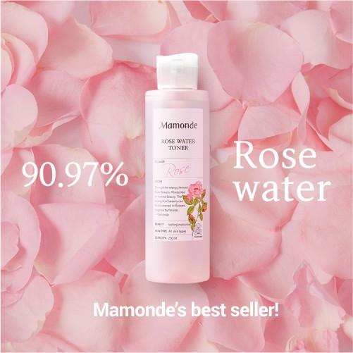 Nước hoa hồng cung cấp độ ẩm Mamonde Rose Water Toner 500ml